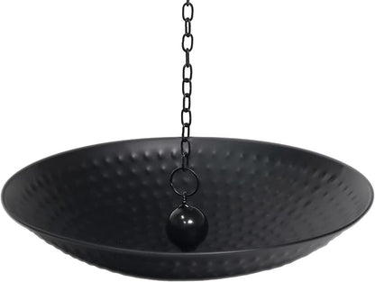 Trademark Innovations 12 Inch Rain Chain Basin with Drainage, Rain Chain Anchoring Basin, Rain Chain Water Catcher