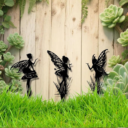 Garden Decoration 3-Piece Set, Garden Stakes, Suitable for courtyards, Flower pots, lawns, Flower Bed Decorations, and Gifts