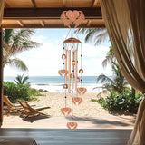 INFUNLY Outdoors Wind Chimes Love Wing Music Wind Chimes Large Aluminium Memorial Wind Chime Inspirational Gift for Women Garden Patio Home Decor