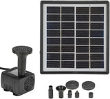 ZJchao Solar, Efficiency Panel Solar Fountain For Bird Bath Fountain Bird Bath Panel Kit For Outdoor Small Pond, Patio Garden and Fish Box