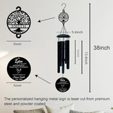 Personalized Memorial Wind Chime, in Memory of Wind Chime, Custom Sympathy Wind Chime Gift, Bereavement Gift