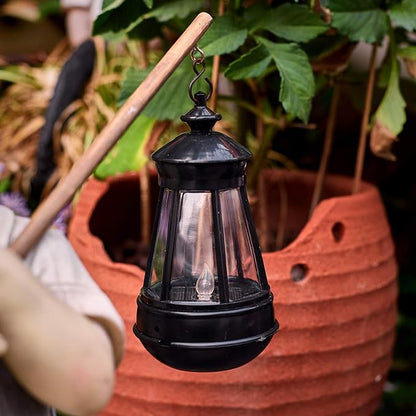 Solar Boy Statue, Boy Garden Statues with Solar Lantern for Garden, Patio, Lawn, Yard, Housewarming, Hand-Painted Sculpted Figure, 17.5”H