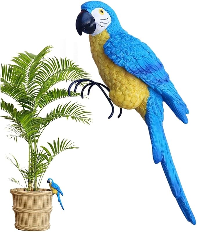 Garden Decor Resin Bird Statues Garden Decorative Sculptures Outdoor Decor Outdoor Decor(F)