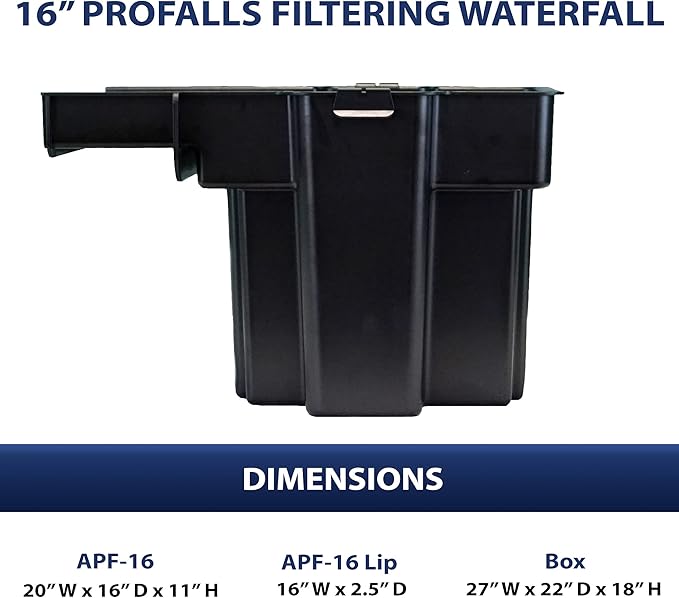 Anjon Professional Waterfall Filter 16" Biological Waterfall Filter