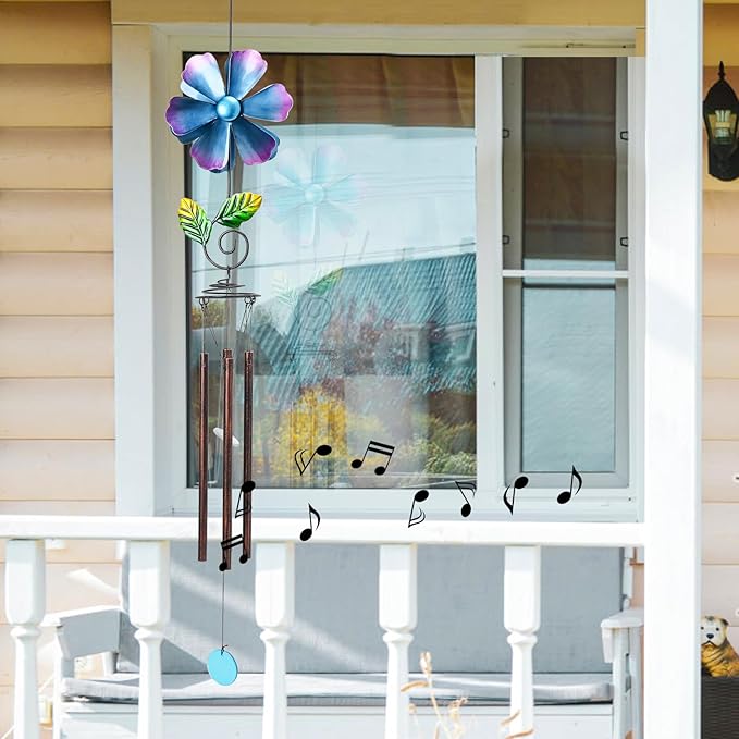 Taman Wind Chimes for Outside - 33" Wind Spinner Decorative Memorial Sympathy Mother Gift for Home, Outdoor, Yard, Patio,Garden Decor