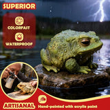 Sunthus Frog Toad Sculptures Garden Statues Yard Art Resin Decorations Outdoor Garden Decor