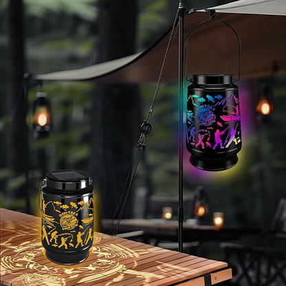Fishing Valentine's Day Gifts for Men Dad Grandpa Boyfriends Him Rechargeable Lantern Lamp Led Night Light Retirement Gifts for Christmas Funny Unique Gift for Fishing Lover