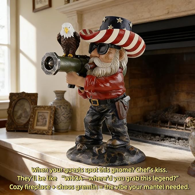 Patriotic Gnomes, 4th of July Gnomes,gnome,Military gnome, Desk Decor for Men,America 250 Merchandise,Veteran Gifts,250th Anniversary,Army Gifts for Men,Memorial Day Decorations