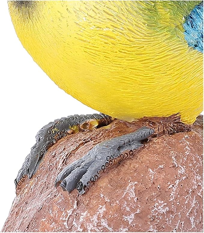 Cute Statues Garden Bird Statue Outdoor Statues On The Stone Ornament Backyard Decor(On the Stone)