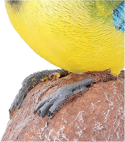 Cute Statues Garden Bird Statue Outdoor Statues On The Stone Ornament Backyard Decor(On the Stone)