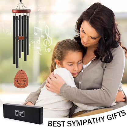 Cat Memorial Gifts Wind Chimes, Personalized Pet Loss Sympathy Gifts to Honor and Remember Cats, Memorial Cat Lover Windchimes Present for Loss of Cat Passing Away