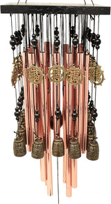 Outdoor Indoor 28 Metal Tube Wind Chime with Copper Bell Large Windchimes for Patio Garden Terrace W Fengshuisale Red String Bracelet W3089
