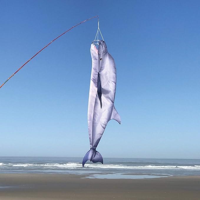 In the Breeze 5157 — Dolphin 48-inch Fish Windsock-Realistic Fishsock