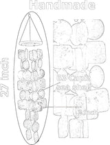 Bellaa 2 Wind Chimes Outside Home Decor Outdoor Garden Patio Lawn Balcony Set