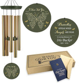 ASTARIN Memorial Wind Chimes Personalized, Bereavement Gift Ideas for Sympathy Loss of Lover Mother Father, 36 inch Deep Tone Wind Chimes Patio Decoration, in Memory of Loved One Gift(Produced in USA)