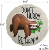 Spoontiques - Garden Décor -Sloth Stepping Stone - Decorative Stone for Garden