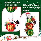 3 Pack Metal Christmas Yard Signs Decor for Multiple Stacked,Voumsil Christmas Yard Stakes Ball Fall Yard Decor for Outside Garden Lawn Porch