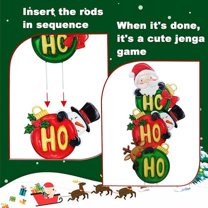 3 Pack Metal Christmas Yard Signs Decor for Multiple Stacked,Voumsil Christmas Yard Stakes Ball Fall Yard Decor for Outside Garden Lawn Porch