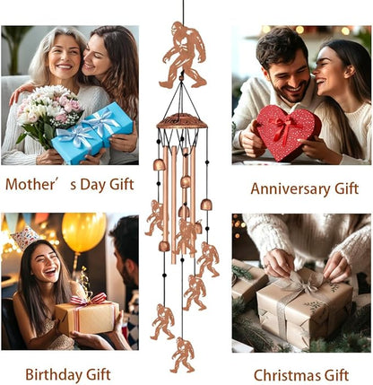 Large Aluminium Wind Chimes 33" Outdoor Deep Tone Memorial Wind Chime with Savage Wind Catcher, Sympathy for Loss of Loved Mom Father,Metal Wind Chimes for Garden Patio Balcony Home Decor