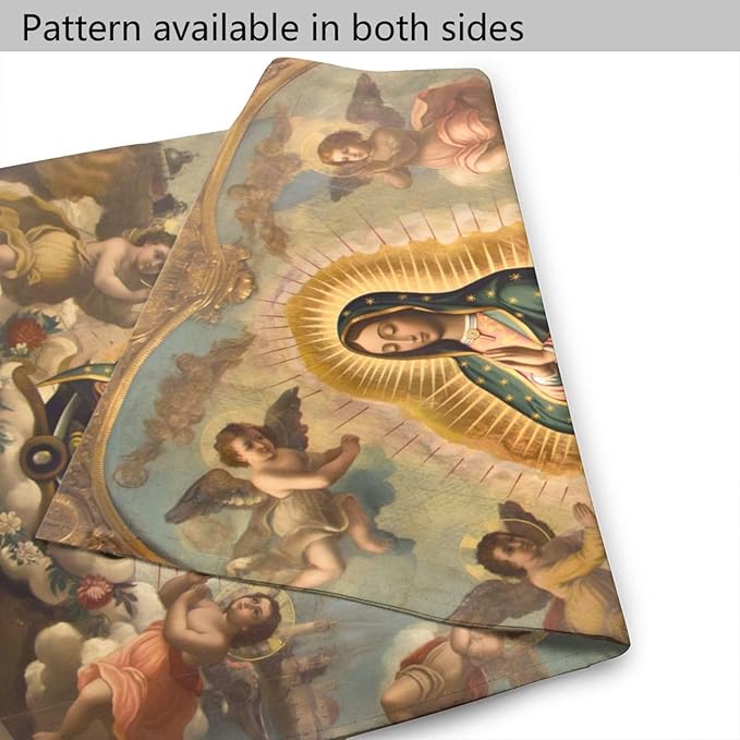 YISHOW Our Lady of Guadalupe Mother Of God Garden Flag Double Sided Vertical Holly Mary Blessed Virgin Mary Religious House Flags Yard Signs Outdoor Decor 12.5"X18"