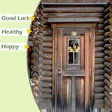 Vintage Lucky Wind Chimes Metal Bronze Bells Feng Shui Outdoor Living Wind Chimes for Outdoor Garden Patio Hanging Decor Gift