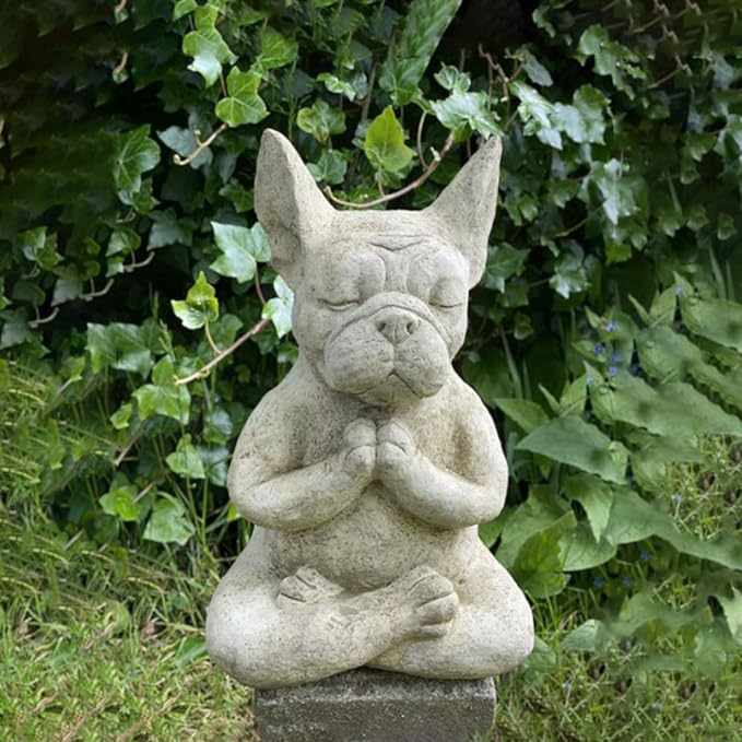 Garden Statues Garden Animal Sculpture Garden Ornament, Vintage Outdoor Garden Statues, Waterproof Resin Sculpture, Statue Outdoor Animal Sculpture for Resin Home or Garden Decoration Yard Lawn Garden