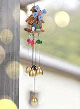 TIMESETL Wood Coper Wind Chime for Home Bedroom Balcony garden Etc.. for (Decorate Item)