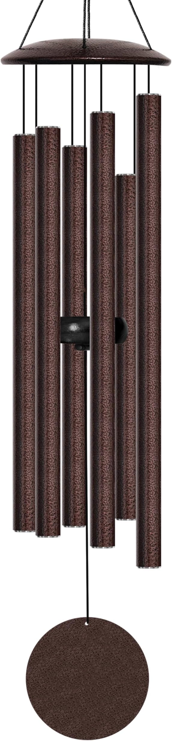 Wind Chimes for Outside with Classic Sound, Coolest Aluminium Metal Windchimes Outdoors with Pine Wood Striker, Unique Gift for Mom, Garden Decoration(32" Brown)
