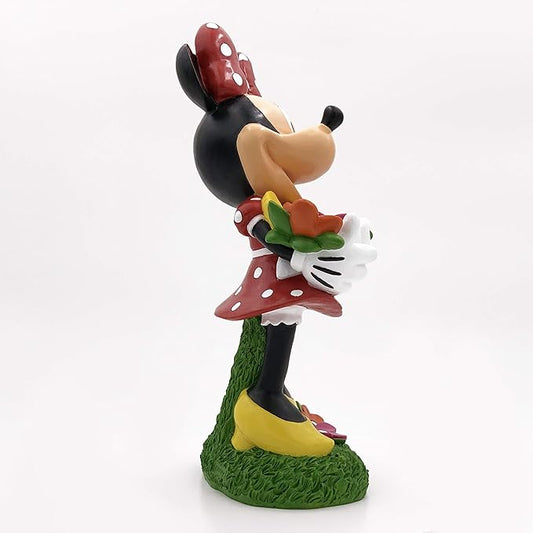 Disney Minnie Holding Flowers Everyday Outdoor Garden Statue, 14 inches Tall, Officially Licensed Disney Product…