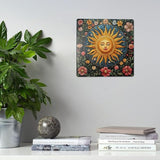 Garden Sun Hanging Arts Tin Sign – 12x12 Inch Metal Plaque Decor, For Gardens, Yards And Outdoor Living Areas Plaques, Home Decors Signs, Gift For Garden Lovers & Sun Enthusiasts