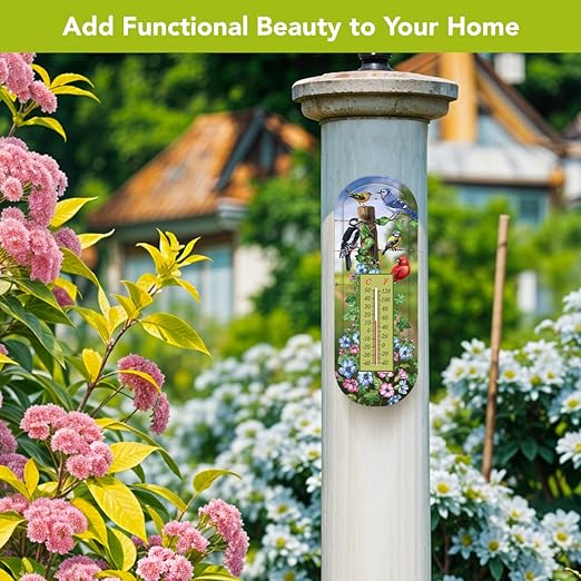 Briarwood Lane Country Birds Metal Thermometer