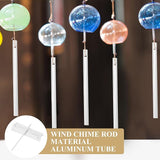 12Pcs Wind Chime Tubes Accessories for DIY Crafts Aluminum Wind Chime Replacement Parts for Garden Courtyard Hanging Decoration 4.52 Inch Metal Tubes for Outdoor Windchimes