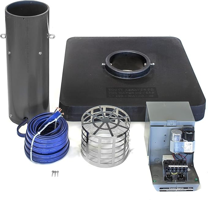 Scott Aerator DA-20 Display Pond Aerator - 2 Horse Power 230V 100ft Cord | Aerating Pond Fountain | Pond Aerator Pump for Small Ponds | Pond Aeration Systems | Made in USA