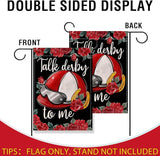 Artofy Kentucky Helmet Small Decorative Garden Flag, Talk Derby To Me Roses Churchill Downs Yard Lawn Outside Decor, Horse Racing Horseshoe Burlap Outdoor Home Decoration Double Sided 12 x 18