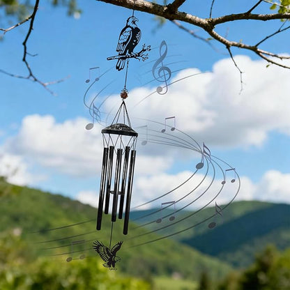 Memorial Wind Chimes Outdoor Decor - 40" Bald Eagle Large Wind Chimes for Outside Deep Tone,Memorial Windchimes for Backyard Balcony Porch Home Decor,Best Gifts for Women/Men Friend Birthday Holiday