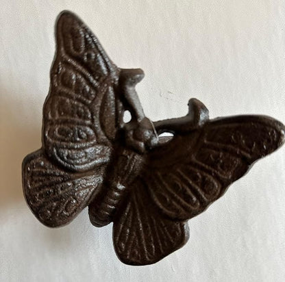 Upper Deck Decorative Metal Garden Bugs, Set of 4, Rustic Finish, Ladybug, Bee, Dragonfly and Butterfly