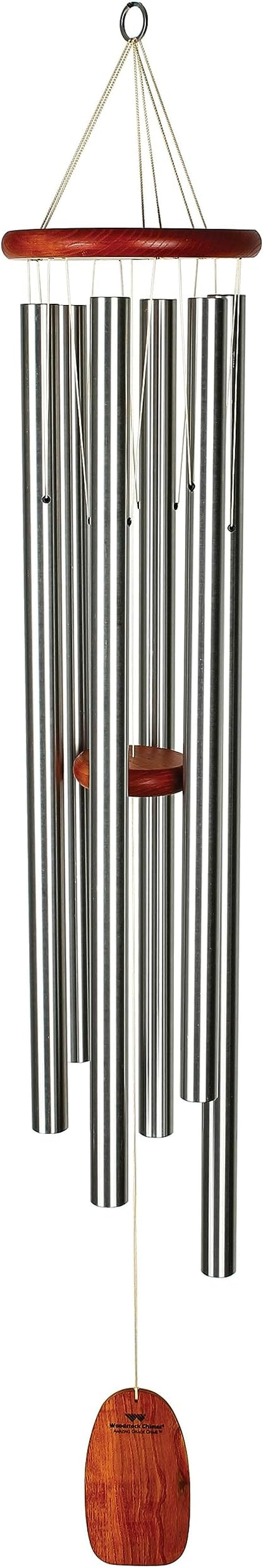 Woodstock Wind Chimes for Outside Amazing Grace, 53" Outdoor Windchime Garden Patio Decor, Front Porch Spring Decor, Memorial Sympathy Wind Chimes Gift, Heavenly Chime (AGXLS)