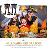 Happyyami 2Pcs Halloween Witch Legs Wicked Witch Legs with Shoes Stuffed Witch Halloween Decorations for Halloween Outdoor Indoor Decor (Random Color)