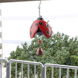 GORGECRAFT Bee Metal Wind Chimes Bell Insect Chime Decor Lucky Rustic Home Ornaments Iron Stereo Hanging Bell for Garden Yard Patio Indoor Outdoor Hanging Decoration
