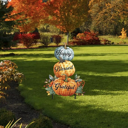 Briarwood Lane Happy Blessed Grateful Metal Art