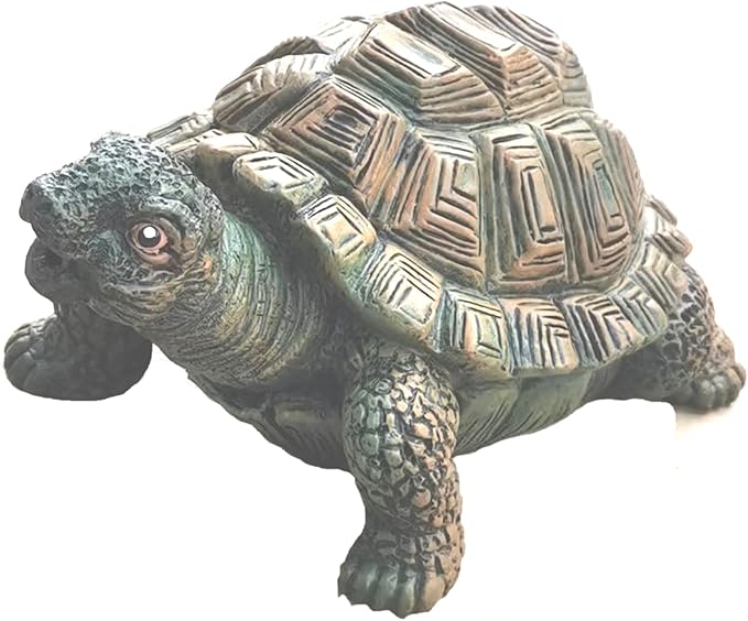 Handmade Turtle Pond Spitter - Resin Water Aerator for Garden & Koi Ponds