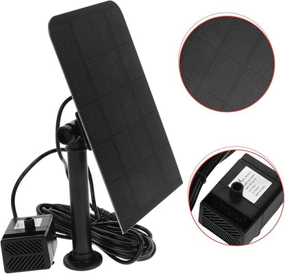 BESPORTBLE Solar Fountain Pump 2.5w for Pond Bird Bath Garden Solar Panel for Outdoor Lights Easy Setup Decorative Water Feature