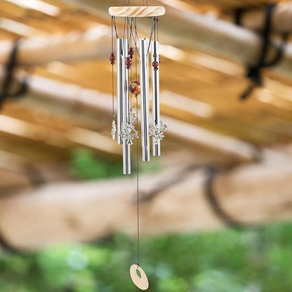 12Pcs Wind Chime Tubes Accessories for DIY Crafts Aluminum Wind Chime Replacement Parts for Garden Courtyard Hanging Decoration 4.52 Inch Metal Tubes for Outdoor Windchimes