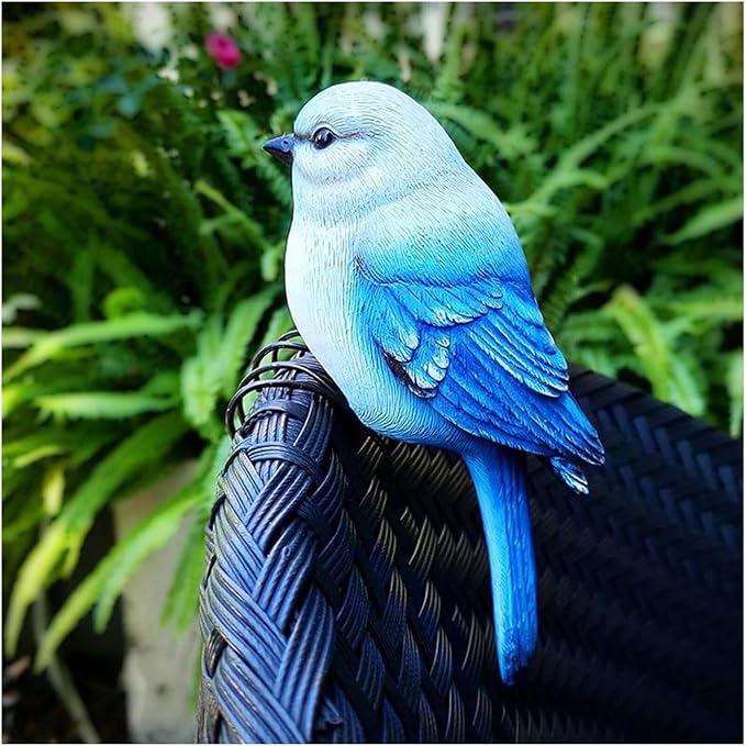 Garden Decor Resin Bird Statues Garden Decorative Sculptures Outdoor Decor Outdoor Decor(B)
