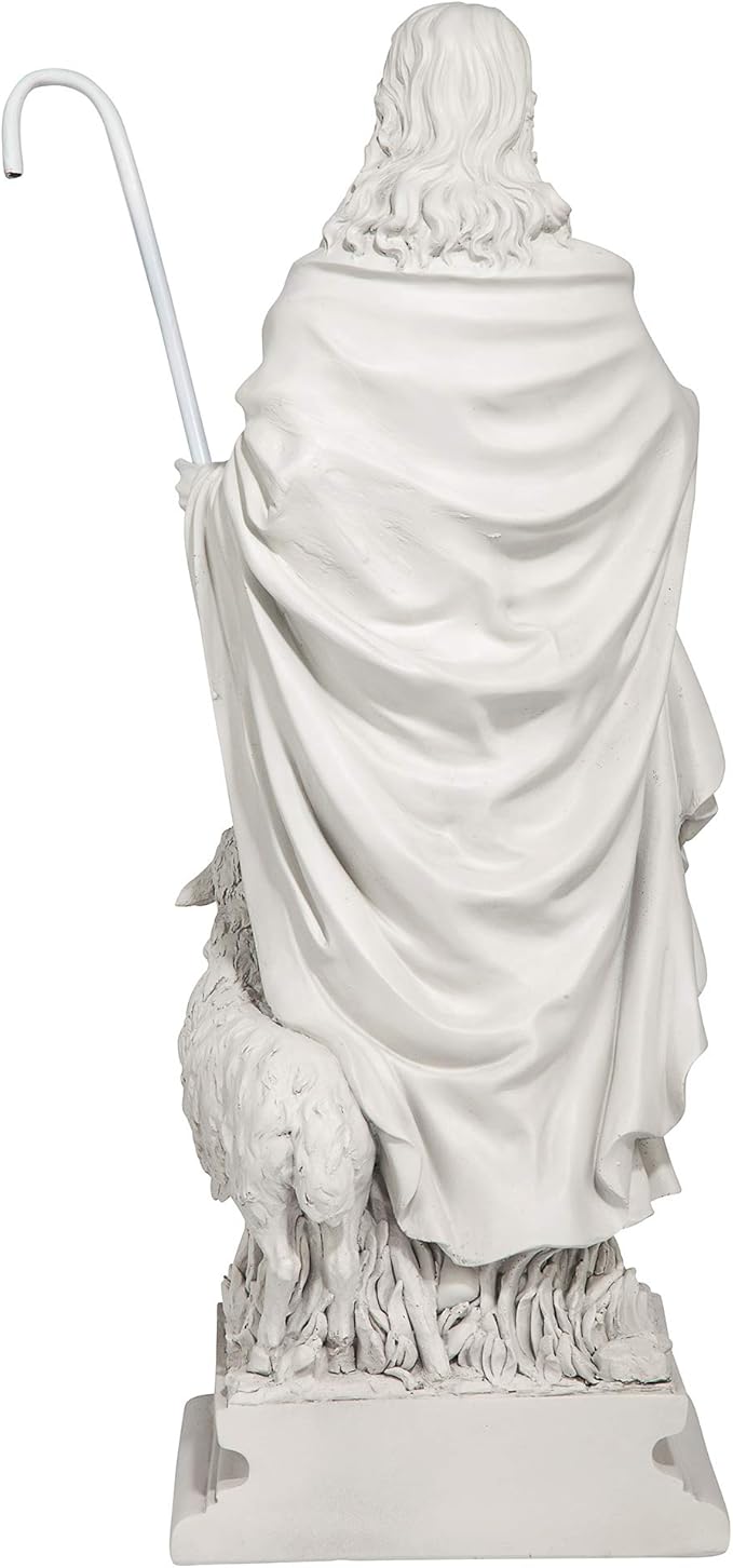 Design Toscano Jesus, The Good Shepherd Garden Statue: Large