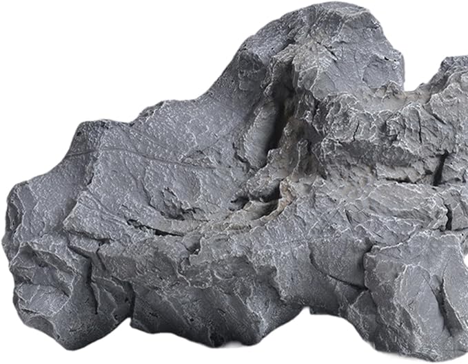 Baoblaze Fake Rock Natural Texture Multifunctional Weather Resistant Realistic Landscape Decoration for Lawn Yard Balcony Patio Porch, 29x10x22cm