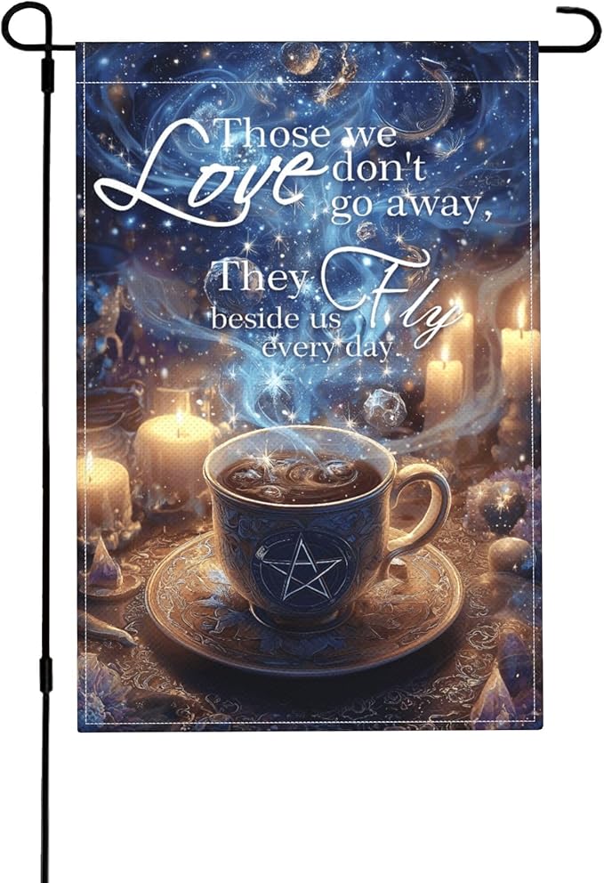 Anniversary Garden Flag Seasonal Double Sided 12 x 18 Inch Small Yard Flag for Indoor Outdoor Decor Holiday All Seasons