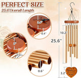 Best Friends Wind Chime, Friendship Birthday Gifts for Women, Besties Female BFF, Graduation, Long Distance, Going Away Gift for Best Friends Women - Bestfriend Forever Garden Decoration