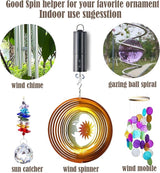 Hanging Display Motor Battery Operated 20 RPM Rotating Motor for Wind Spinner Mobile Yard Decor Hanging Ornaments Outdoor Sculptures-Medium Speed