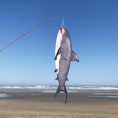 In the Breeze 5160 — Shark 48-inch Fish Windsock-Realistic Fishsock
